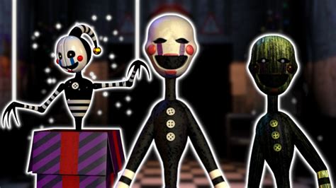 fnaf nightclub characters|fnaf characters the puppet.